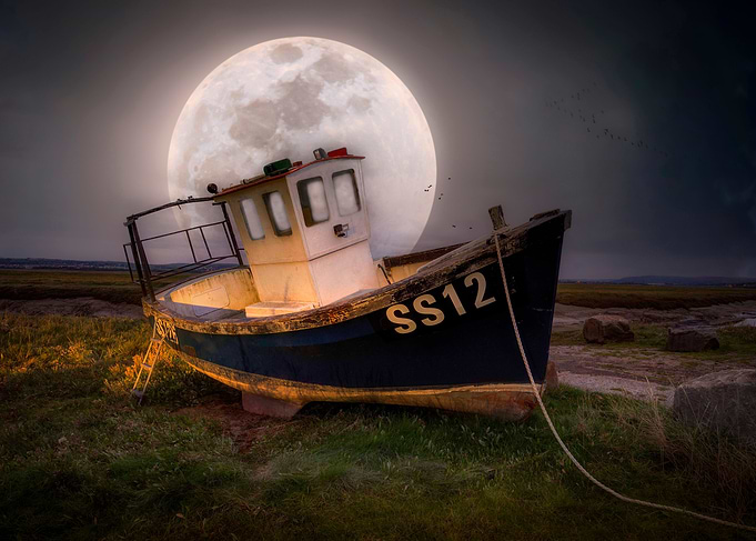 Penclawdd fishing boat