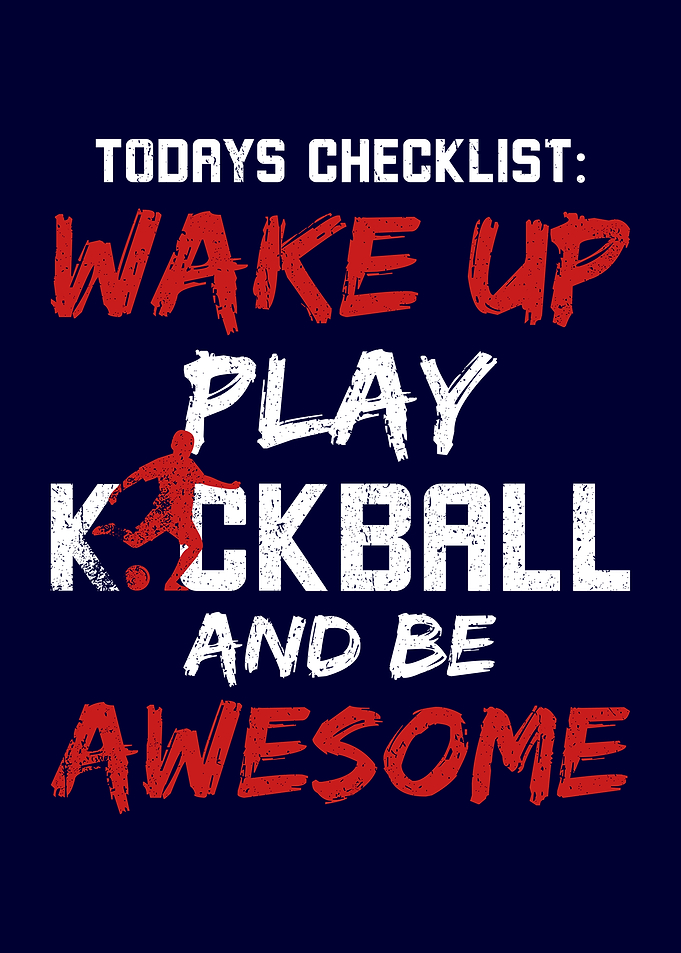 Kickball Player Checklist