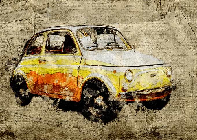 vintage retro car