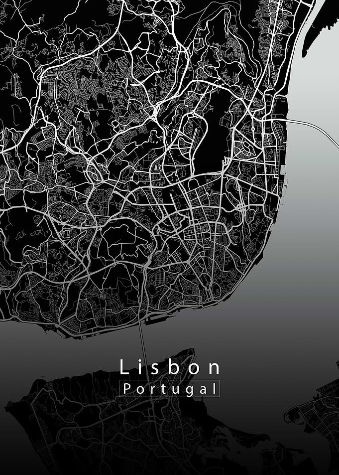Lisbon City Map