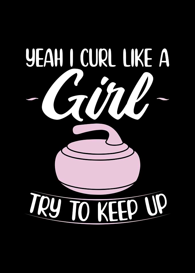 Curling Girl Sports Gifts