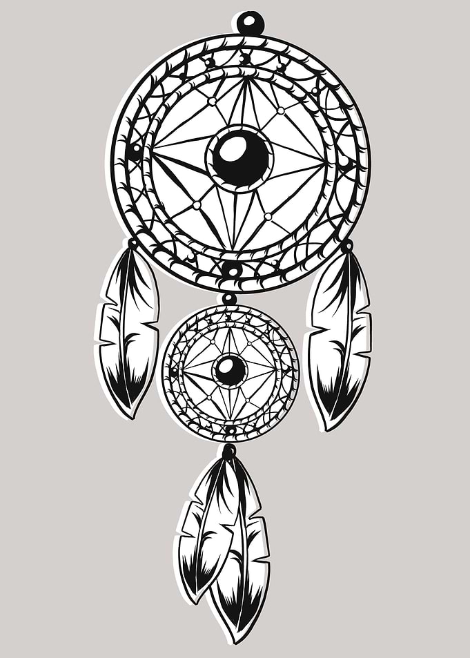 Dream Catcher with feather