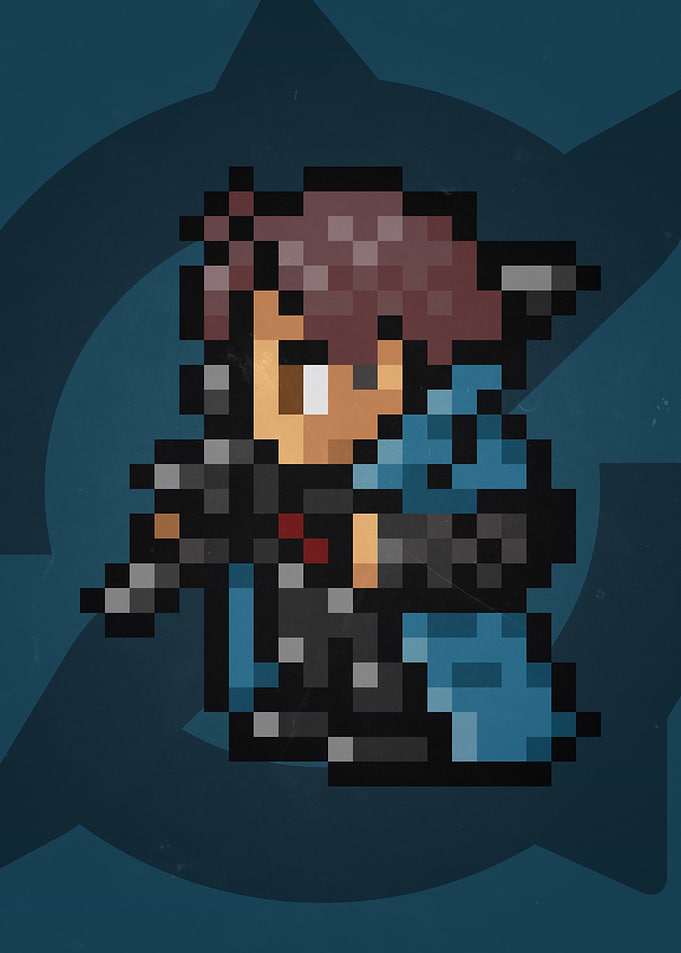 FF XIV Pixel Gunbreaker