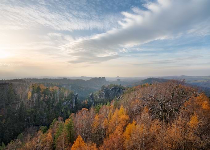 Mountains in autumn