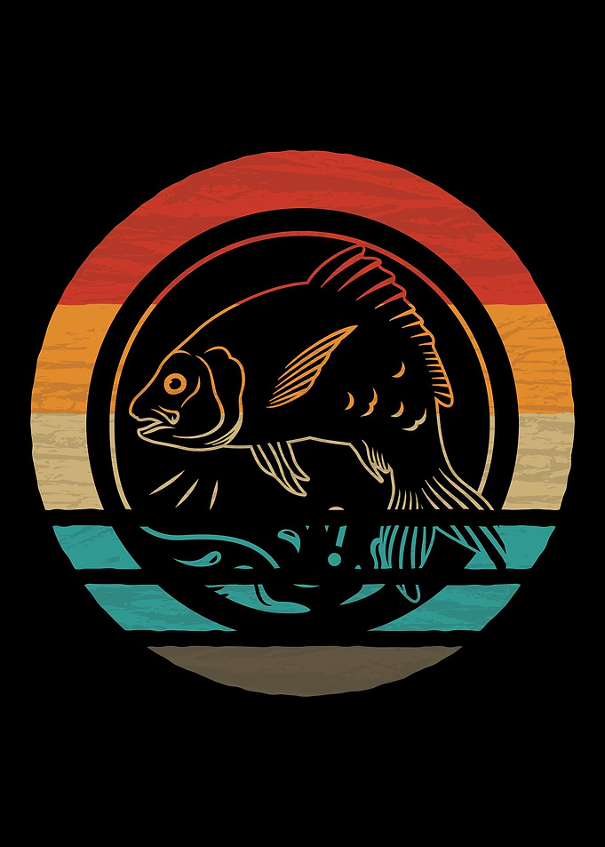 Fishing Retro Vintage