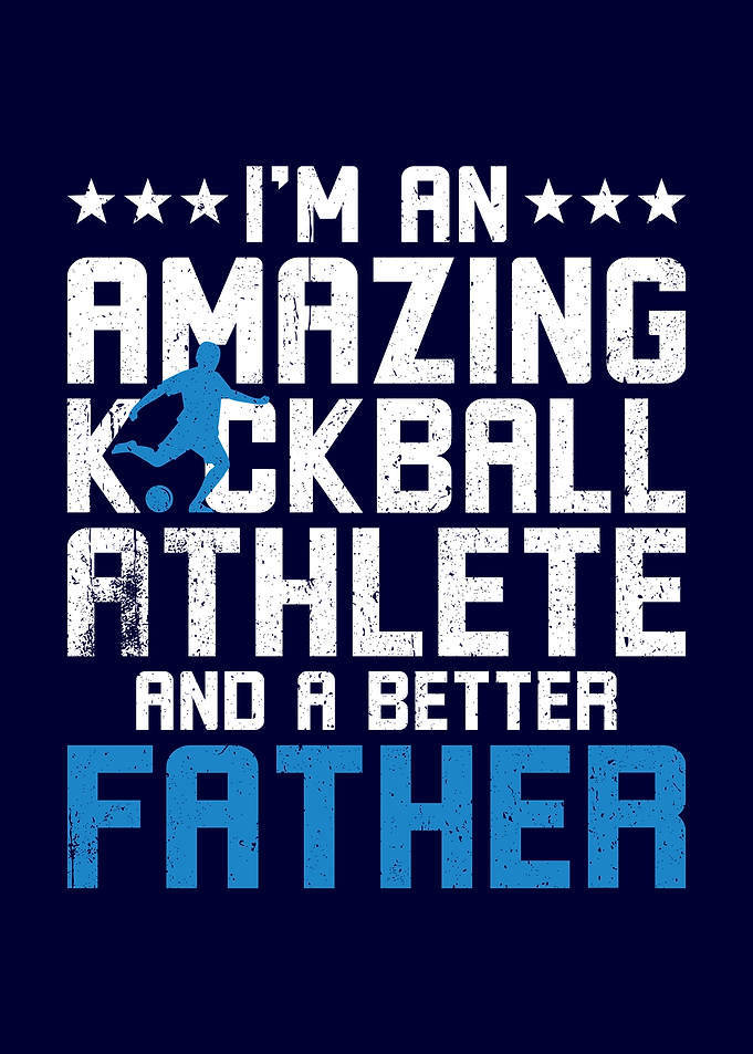 Kickball Athlete Father