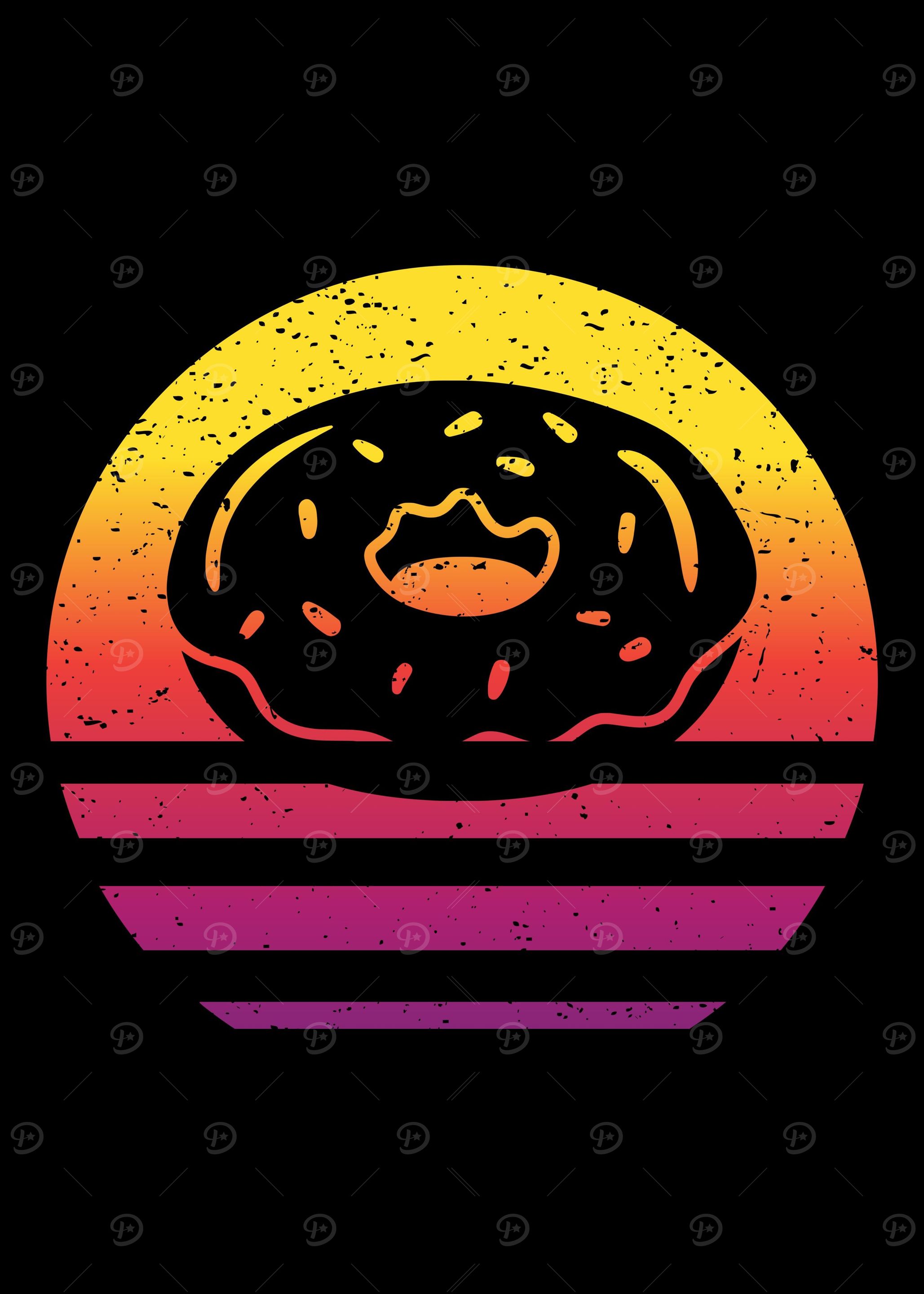 Donut Retro Vintage