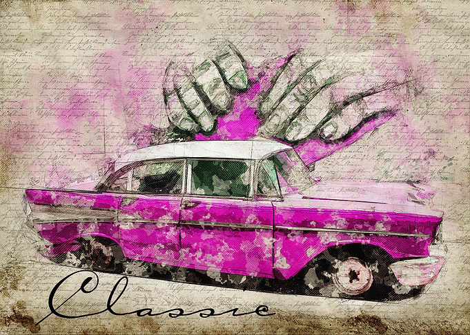 retro classic car