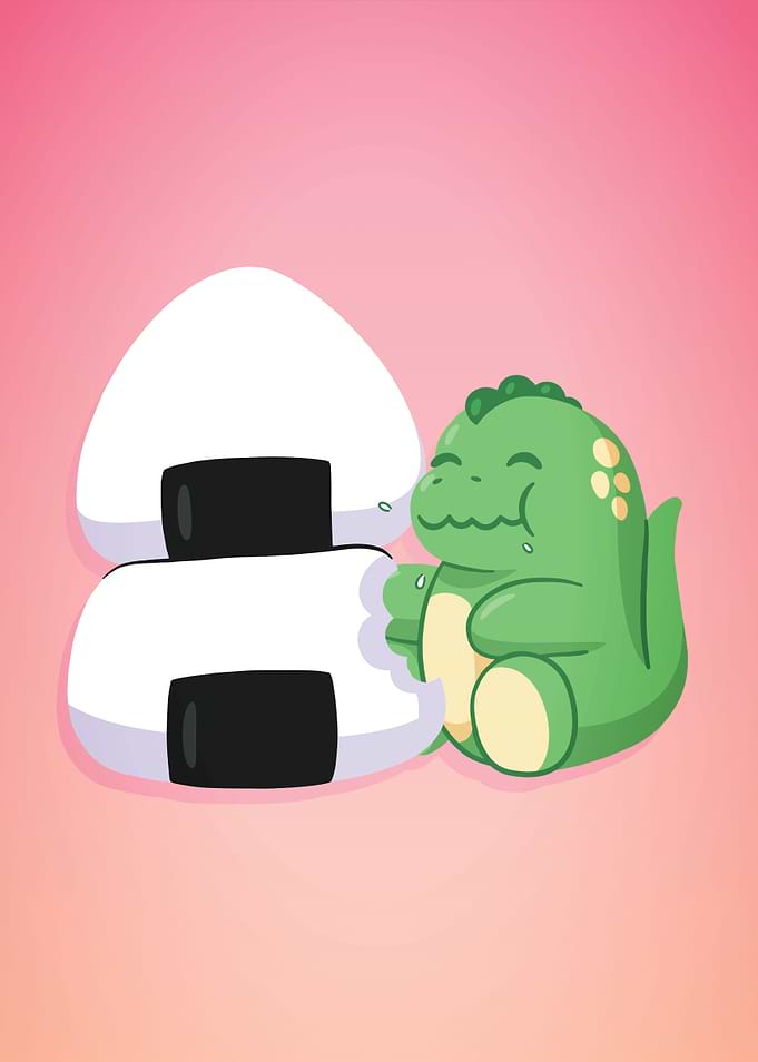 Onigiri Dinosaur