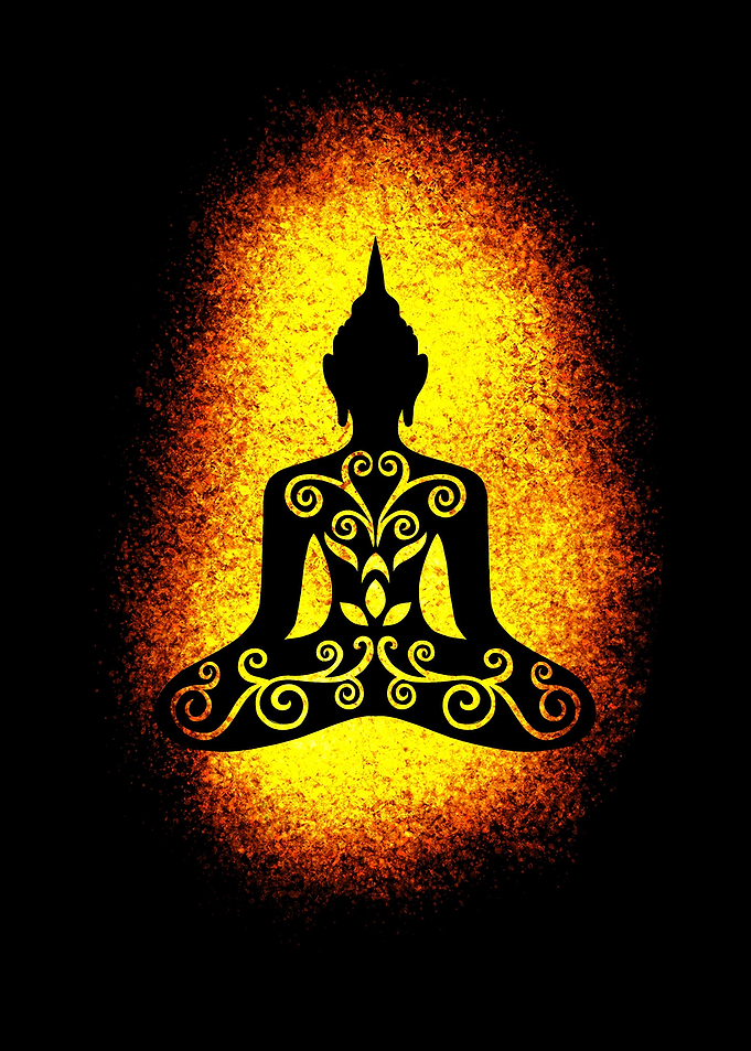 Buddha gold shine