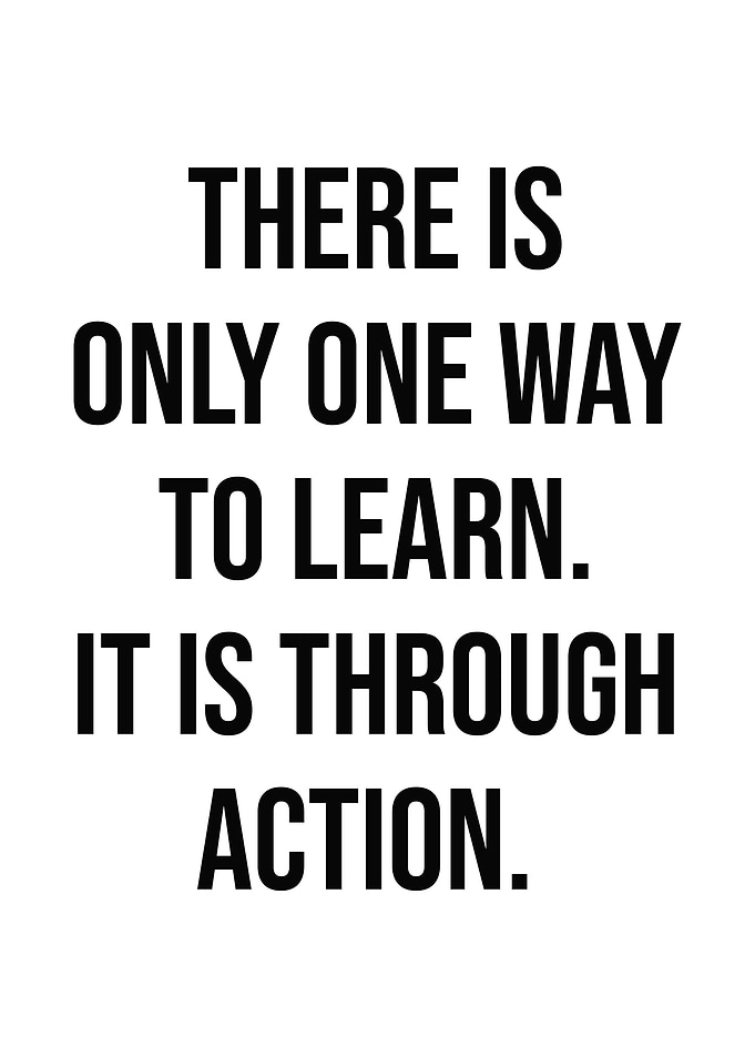 There Is One Way To Learn