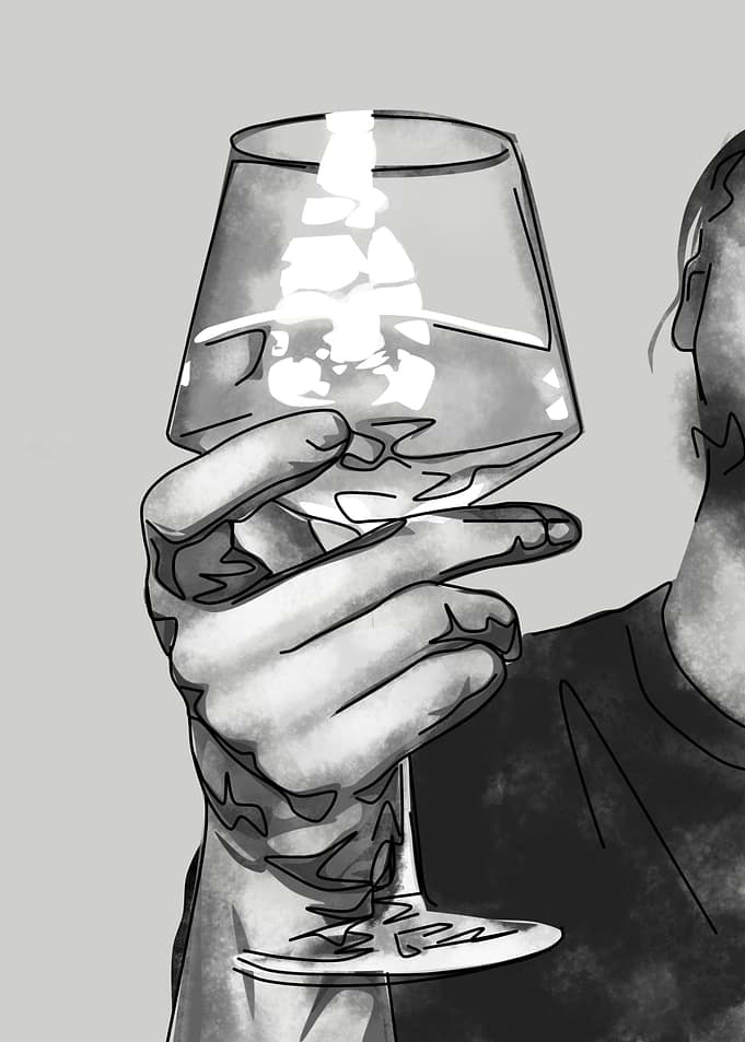 wine glass