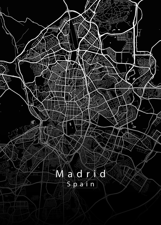 Madrid City Map