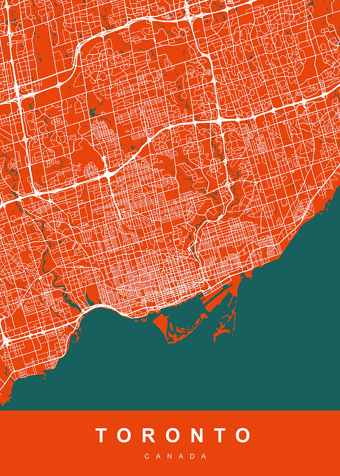 TORONTO Map CANADA