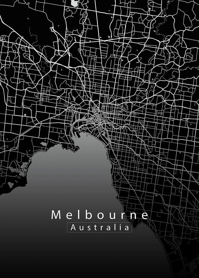 Melbourne City Map