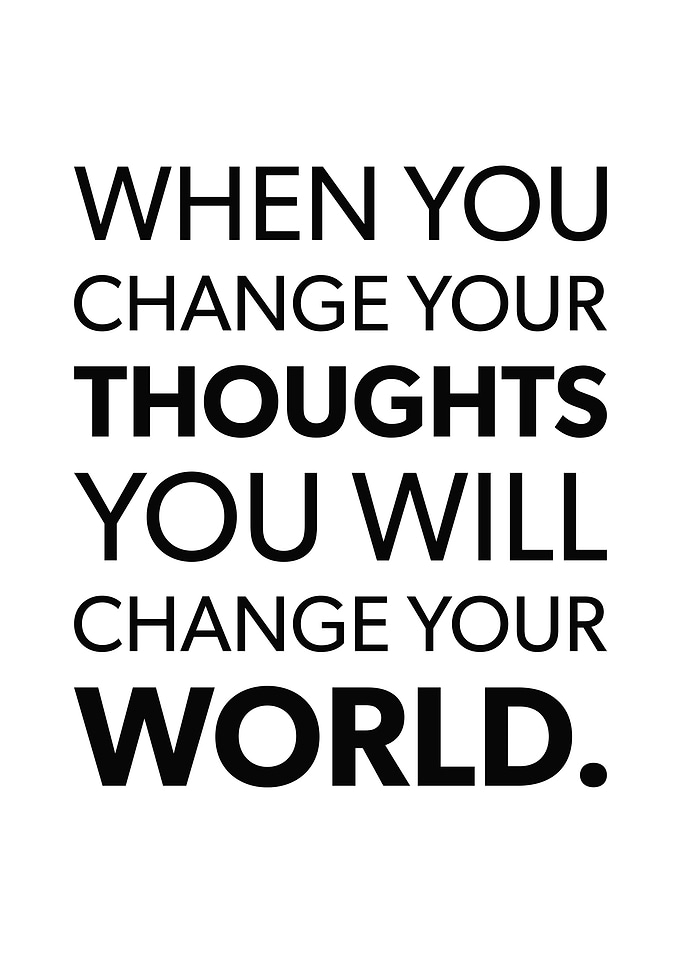 Change Your Thoughts