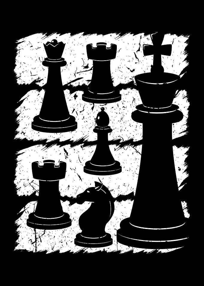 Vintage Chess Pieces