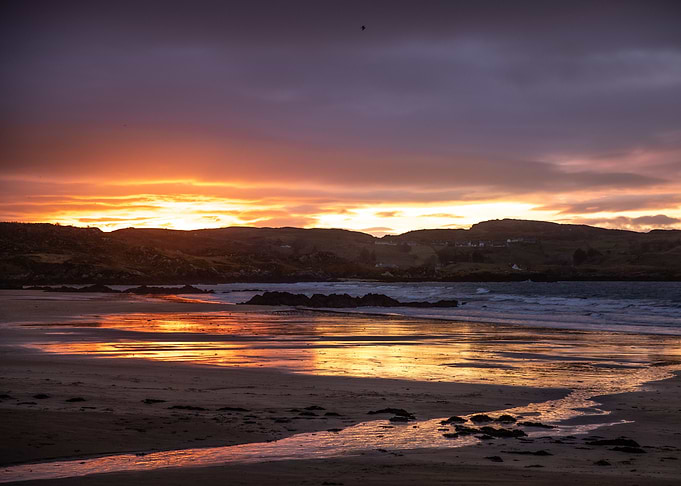 Sunrise over Fintra