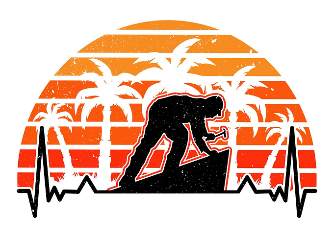 Roofer Heartbeat Retro Roo