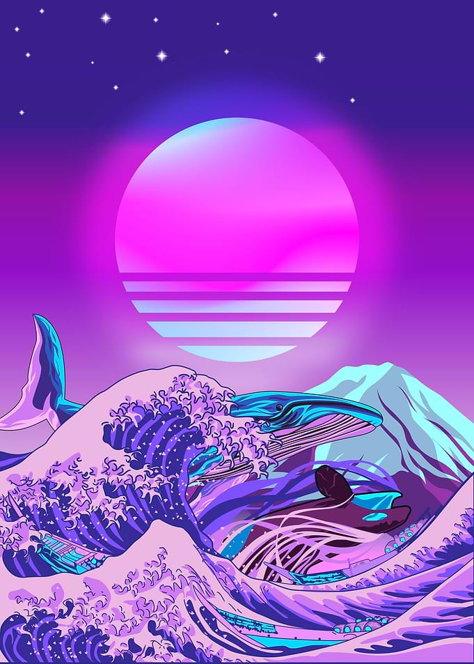 Wave Kanagawa Whale Orca