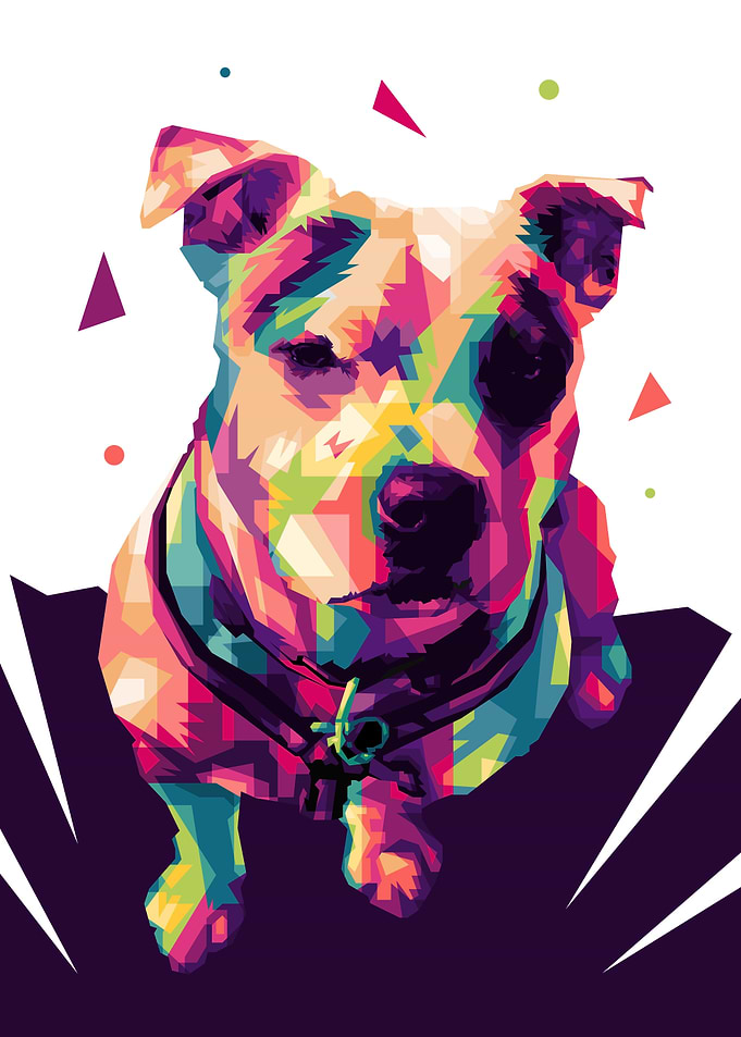 Jack Russell Pop Art