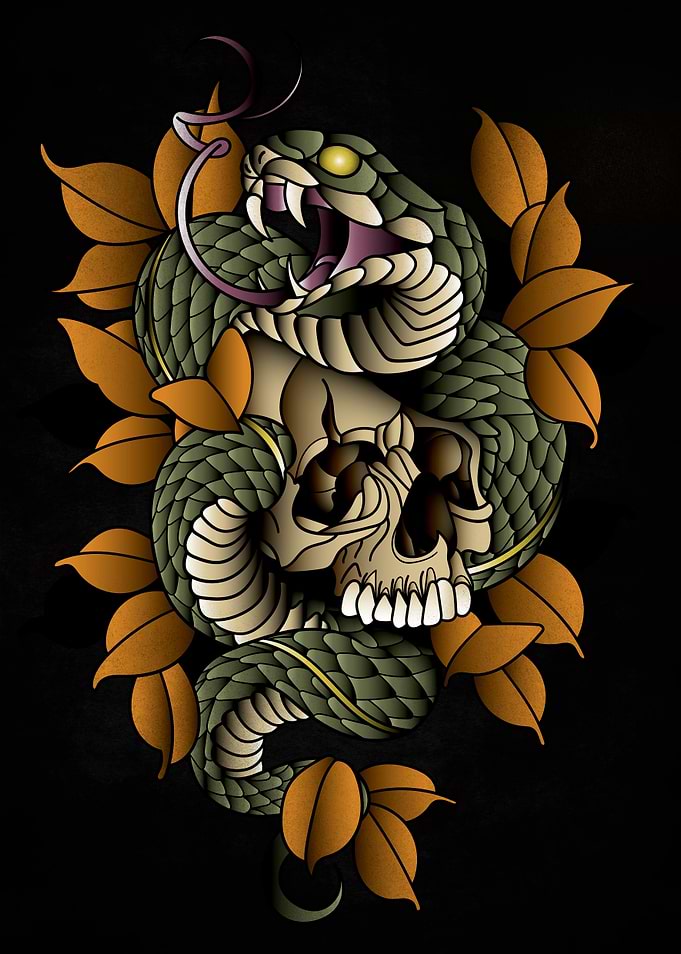 snake japan traditional