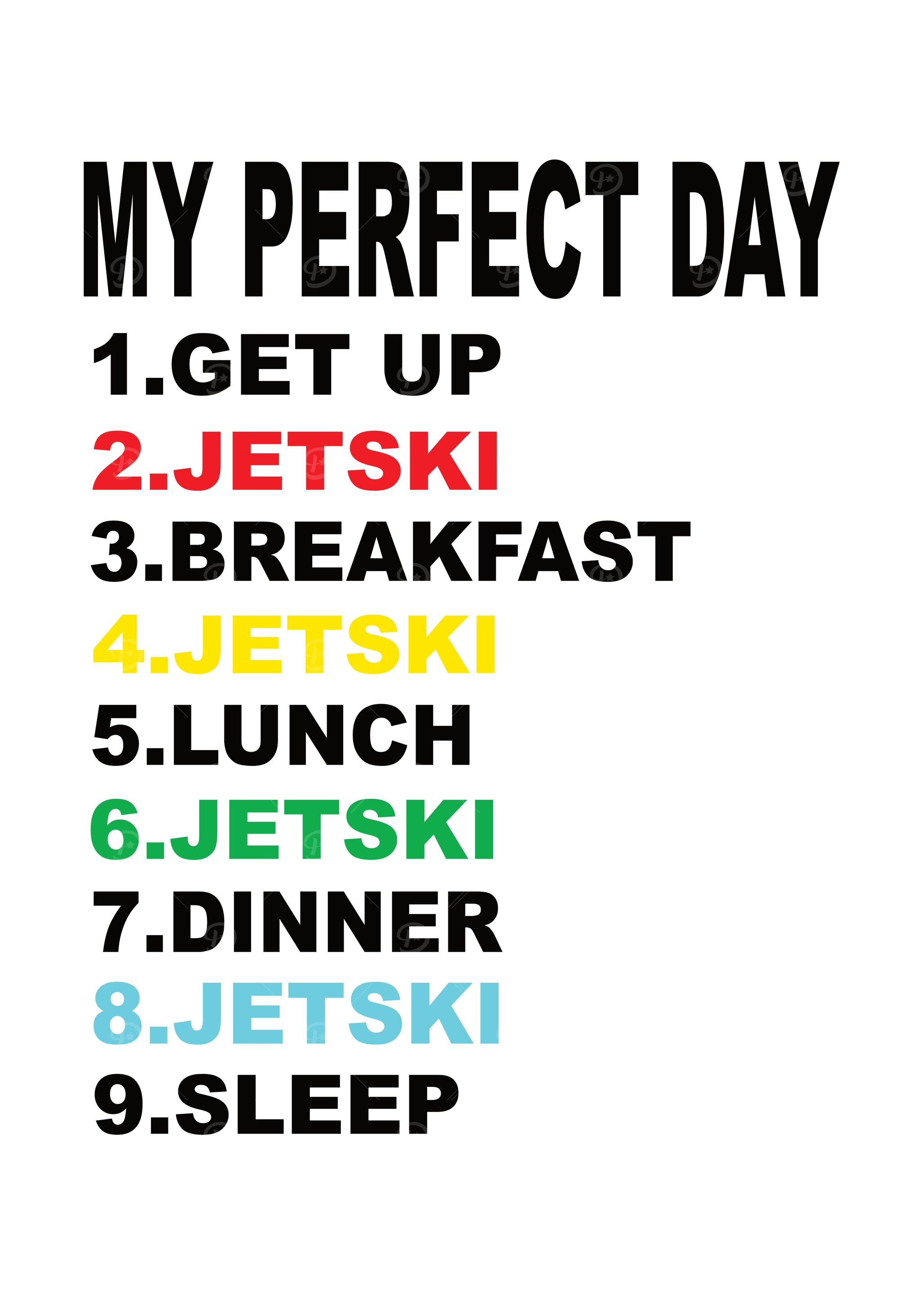 My Perfect Tag Jet Ski