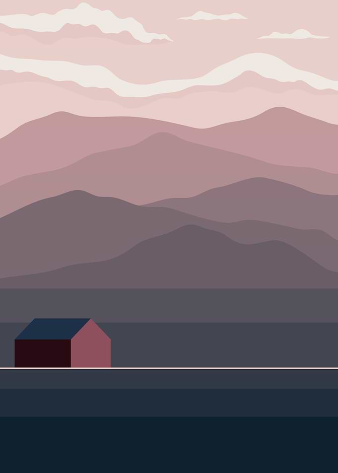 Minimal abstract landscape