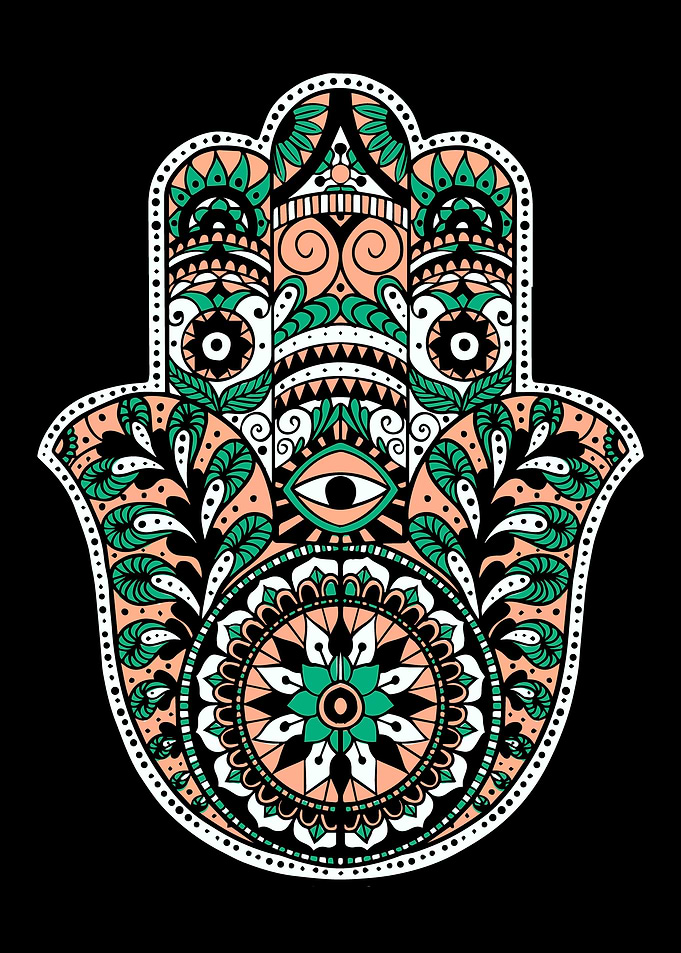 Hamsa Hand Mandala