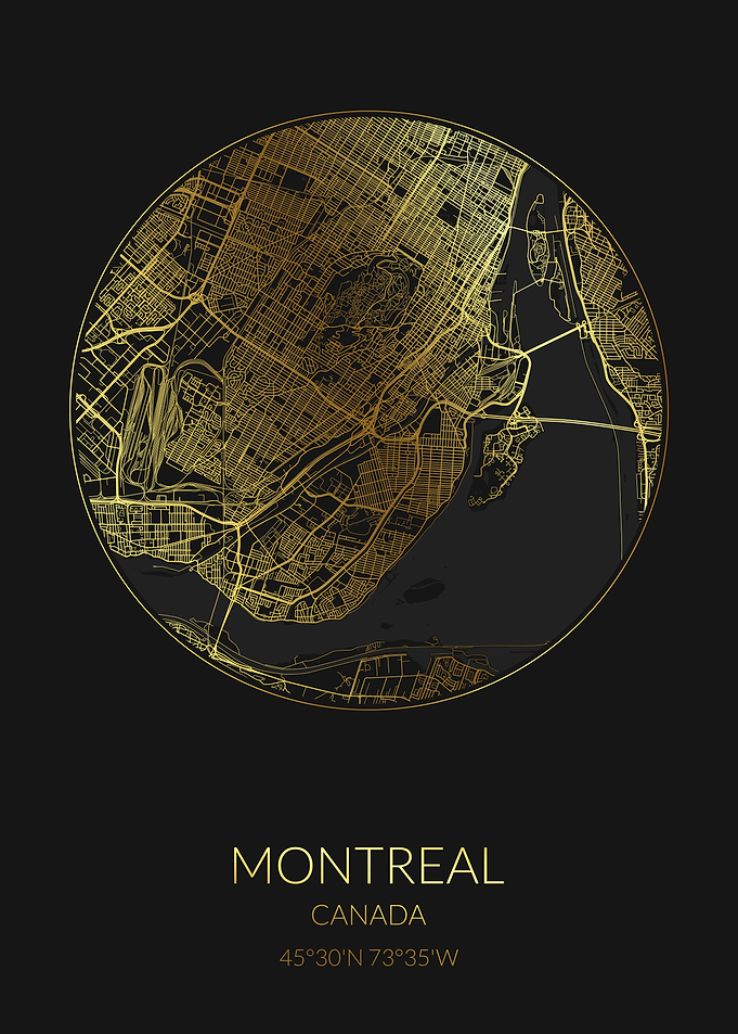 Montreal Black Gold Map