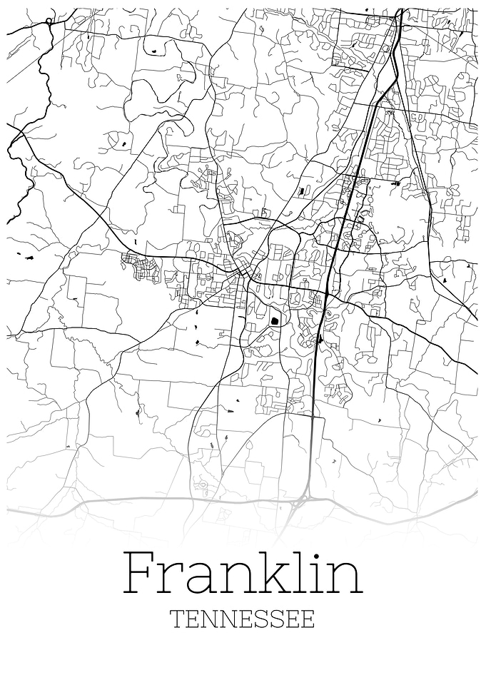 Franklin Tennessee map