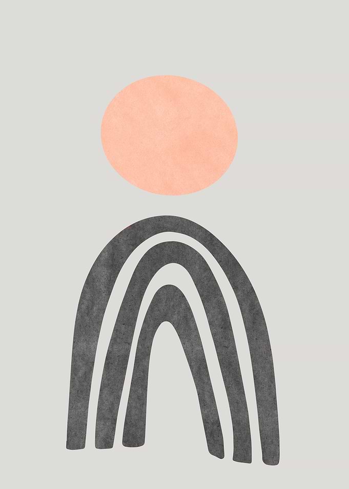 Abstract Arches and Sun