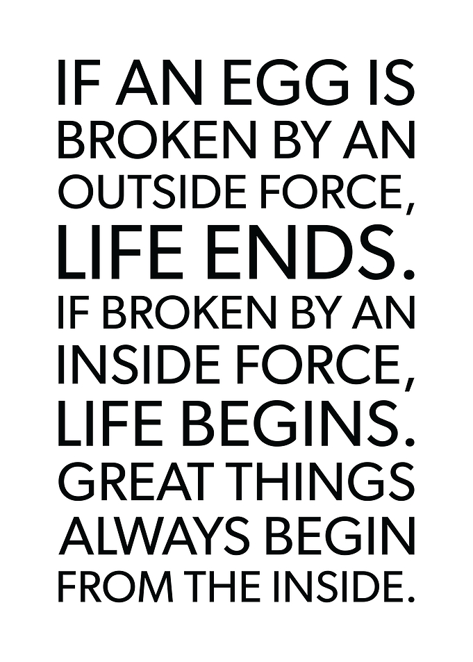 Great Things Being Inside