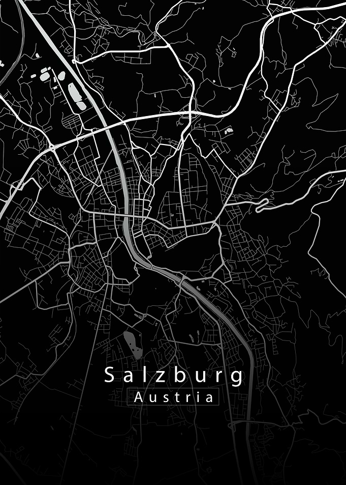 Salzburg City Map