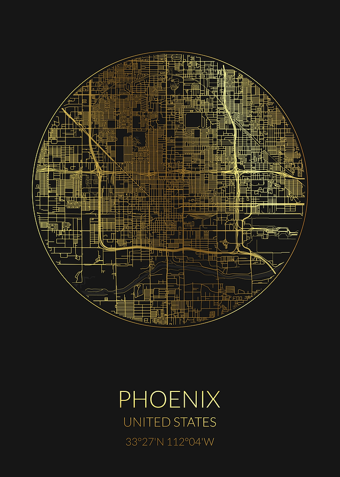 Phoenix Black Gold Map