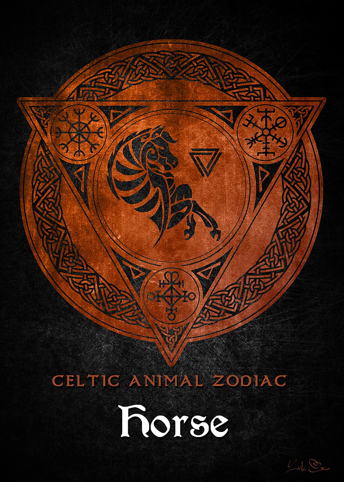 Horse Viking zodiac sign