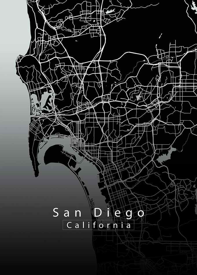 San Diego City Map