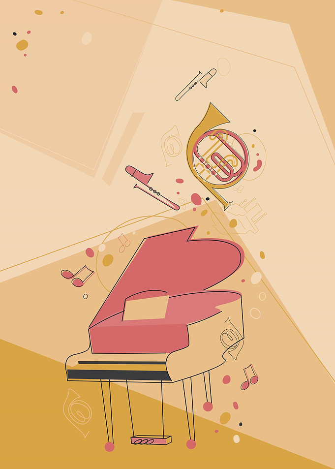 Piano and melody