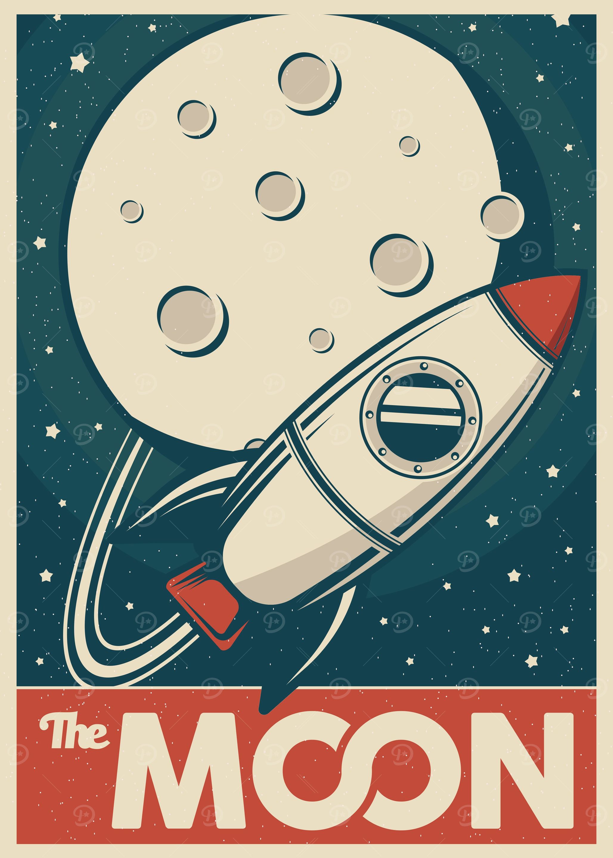 Vintage Moon Sign