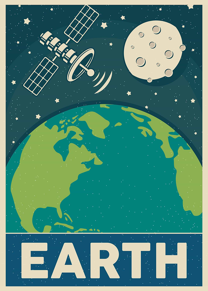 Vintage Earth Sign