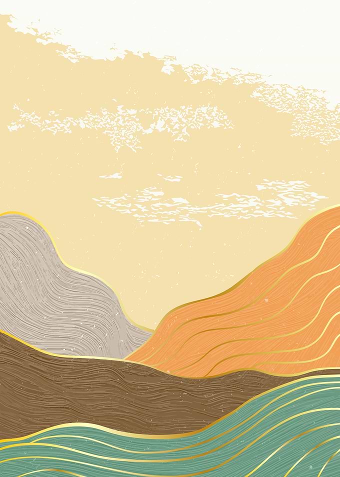 ABSTRACT MOUNTAIN ART