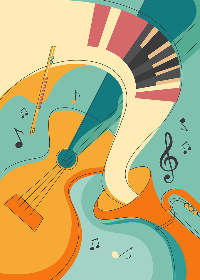 Guitar and trumpet