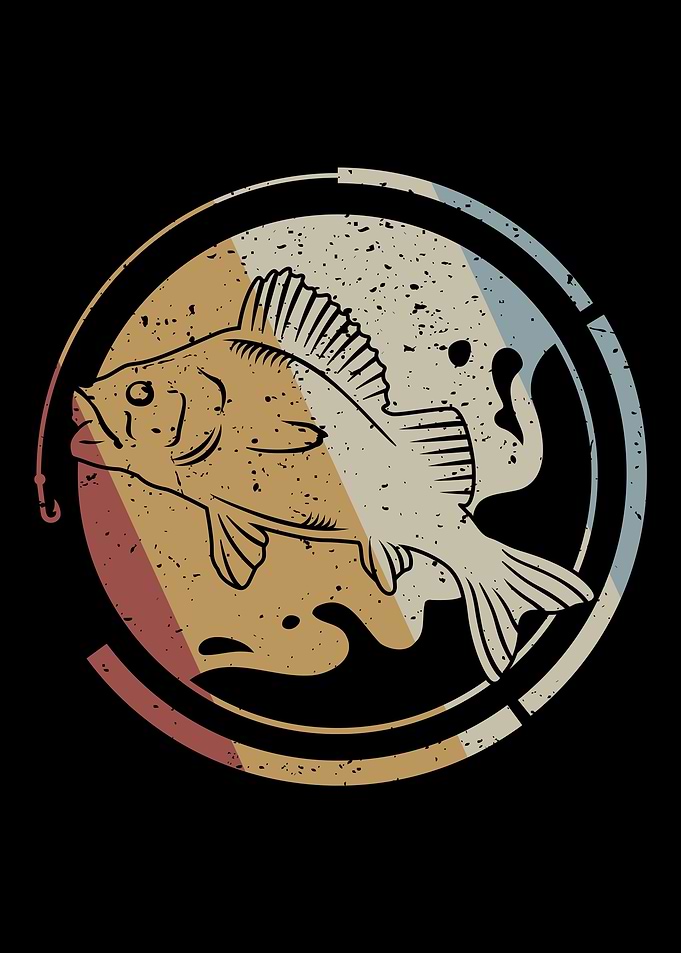 Fishing Retro Vintage