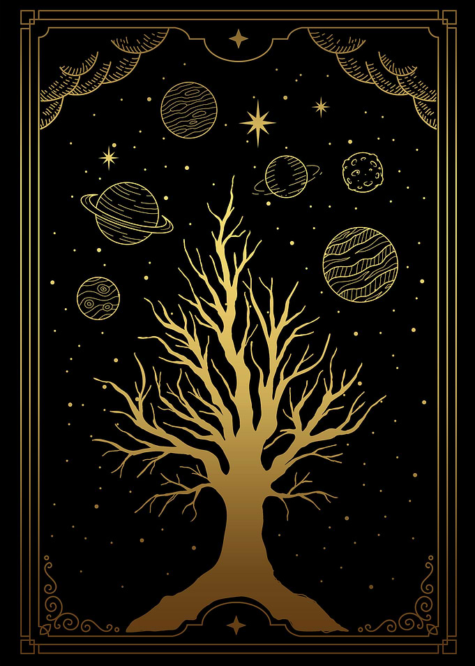 mystical sacred tree