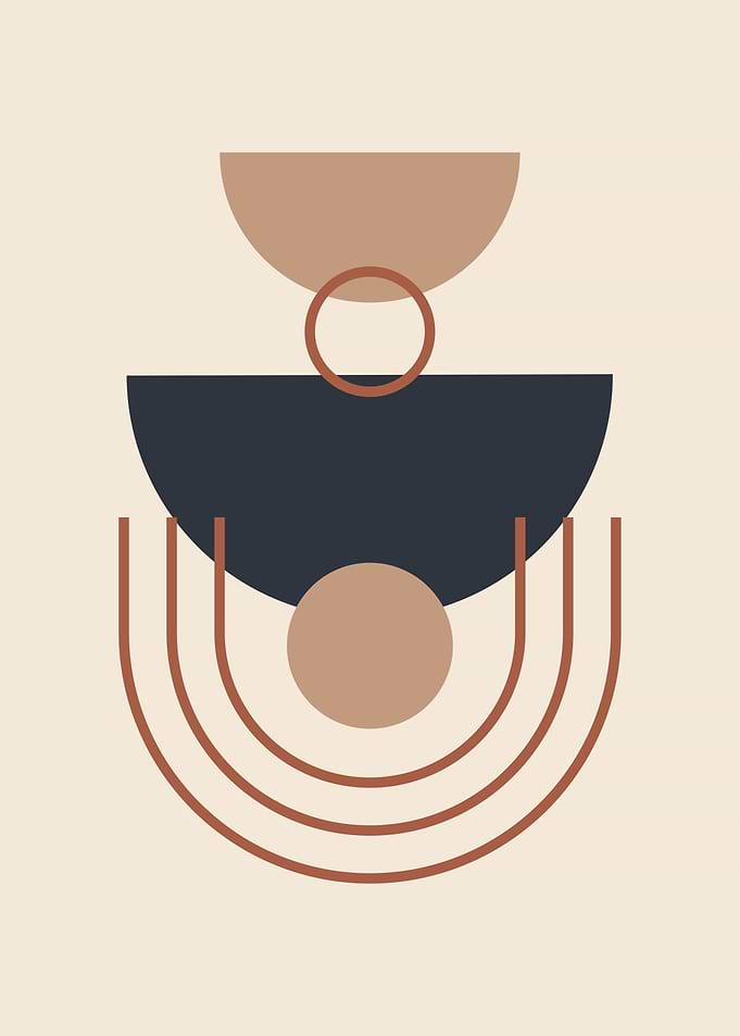 Geometric abstract shape