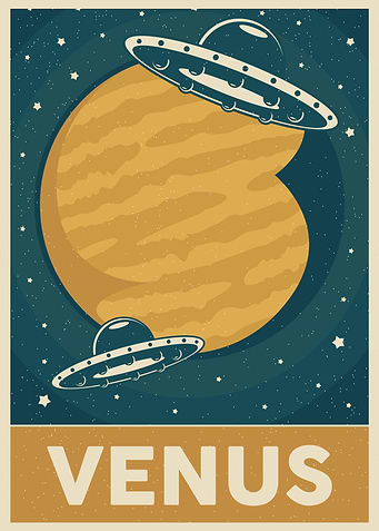 Vintage Venus Sign