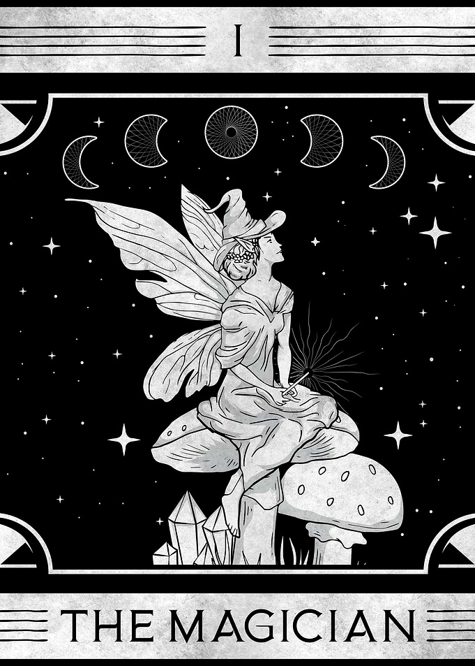 Fairycore Fairy Tarot Card