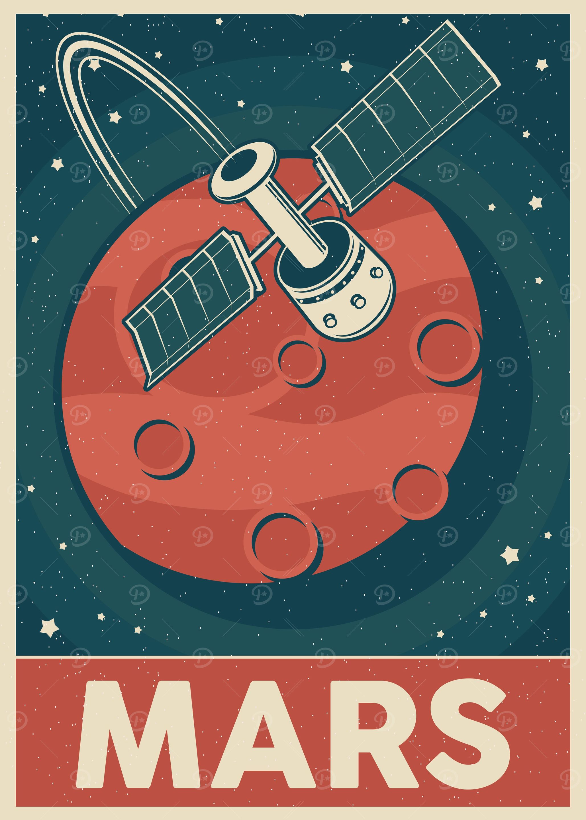 Vintage Mars Sign