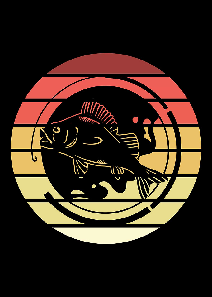 Fishing Retro Vintage