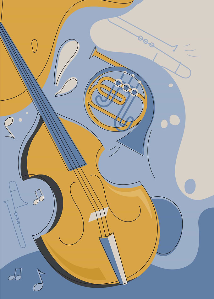 Violin and french horn